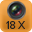 Obiettivo zoom 18x